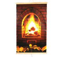 ДЫХАНИЕ ТЕПЛА бытовой настенный (рис. Камин)17с411
