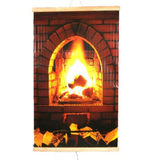 ДЫХАНИЕ ТЕПЛА бытовой настенный (рис. Камин)17с411