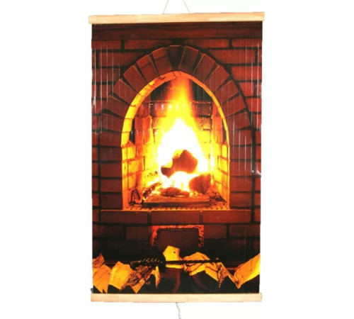 ДЫХАНИЕ ТЕПЛА бытовой настенный (рис. Камин)17с411