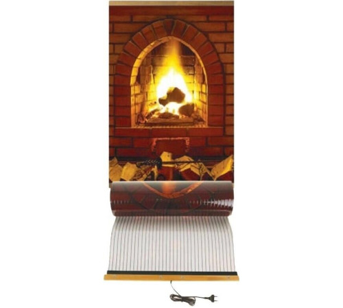 ДЫХАНИЕ ТЕПЛА бытовой настенный (рис. Камин)17с411