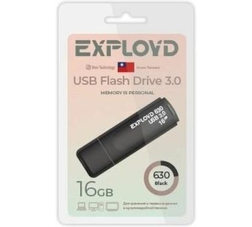 EXPLOYD EX-16GB-630-Black USB 3.0