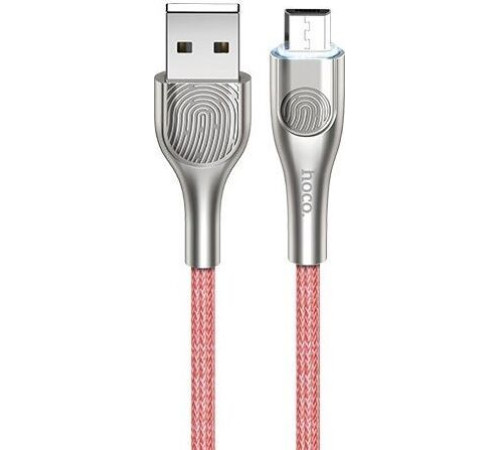 HOCO (6931474744906) X59 USB (m)-microUSB (m) 1.0м - красный