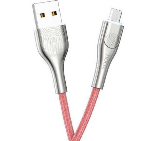 HOCO (6931474744906) X59 USB (m)-microUSB (m) 1.0м - красный