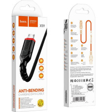 HOCO (6931474744890) X59 USB (m)-microUSB (m) 1.0м - черный