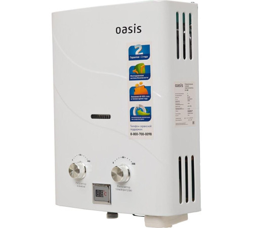 Водонагреватель газовый OASIS B-12W (Р0000169380)