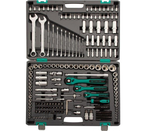 GROSS Набор инструментов 216 предметов, 120 зубьев, CrV 1/2