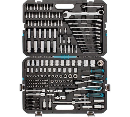 GROSS Набор инструментов 216 предметов, 120 зубьев, CrV 1/2