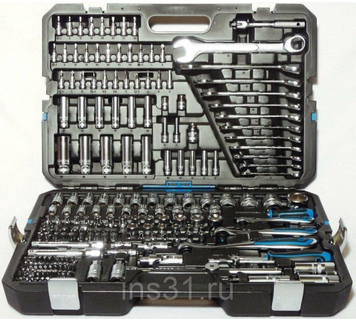 GROSS Набор инструментов 216 предметов, 120 зубьев, CrV 1/2