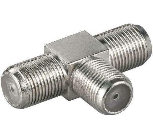 REXANT (06-0022-A) ПЕРЕХОДНИК АНТЕННЫЙ, (3-ГНЕЗДА F), ТРОЙНИК, (1ШТ.)