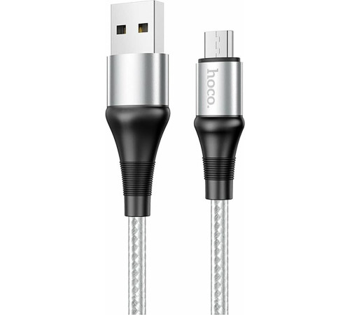 HOCO (6931474734228) X50 USB (m) - microUSB (m) 1.0м - серый