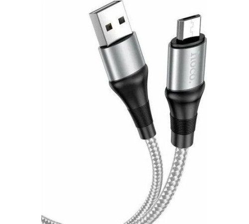 HOCO (6931474734228) X50 USB (m) - microUSB (m) 1.0м - серый