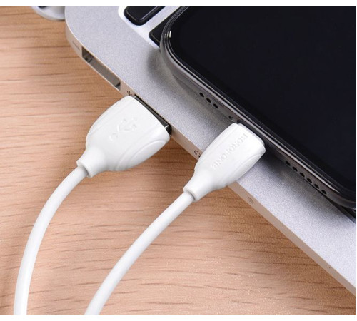 BOROFONE (6931474701763) BX19 USB-Lightning 8 Pin 2.4A 1M - белый