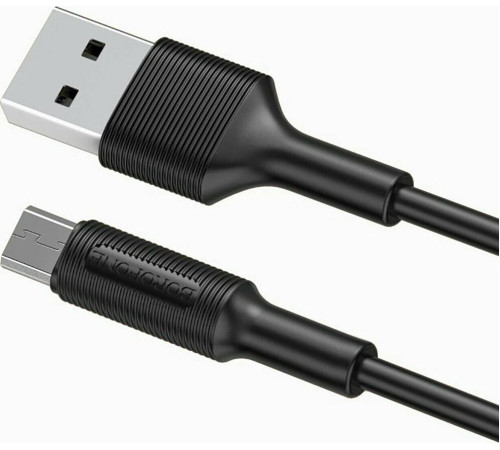 BOROFONE (6957531081654) BX1 USB (m)-microUSB (m) 1м черный