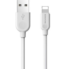 Кабель 8 Pin BOROFONE (6957531089971) BX14 USB-Lightning 8 Pin 2.A 1м белый