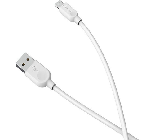 BOROFONE (6957531089988) BX14 USB-microUSB 2.4A 1м белый