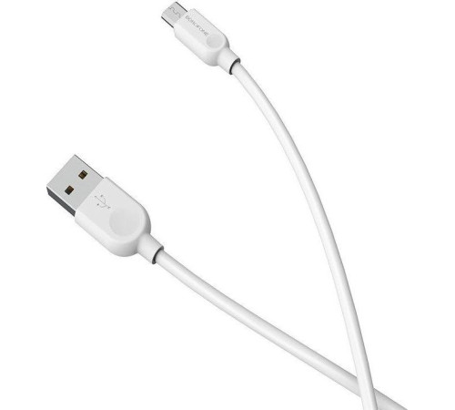 BOROFONE (6957531089988) BX14 USB-microUSB 2.4A 1м белый