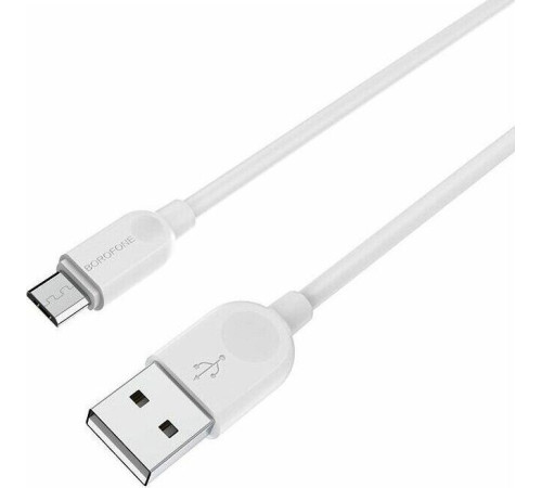 BOROFONE (6957531089988) BX14 USB-microUSB 2.4A 1м белый
