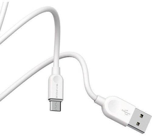 BOROFONE (6957531089988) BX14 USB-microUSB 2.4A 1м белый