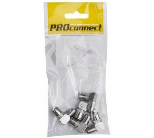 REXANT (05-4312) ПЕРЕХОД ГНЕЗДО F-ГНЕЗДО TV УГЛОВОЙ