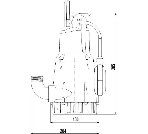 Дренажный насос ВИХРЬ ДН-300