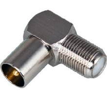 PROCONNECT (05-4311-4) антенный угловой ГНЕЗДО F - ШТЕКЕР TV