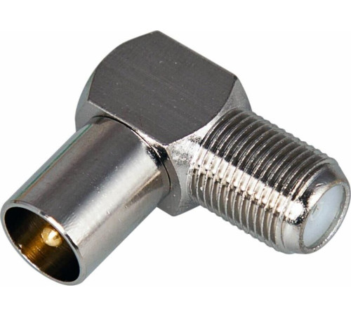 PROCONNECT (05-4311-4) антенный угловой ГНЕЗДО F - ШТЕКЕР TV