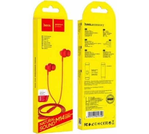 HOCO (6957531049340) M14 Initial sound красный