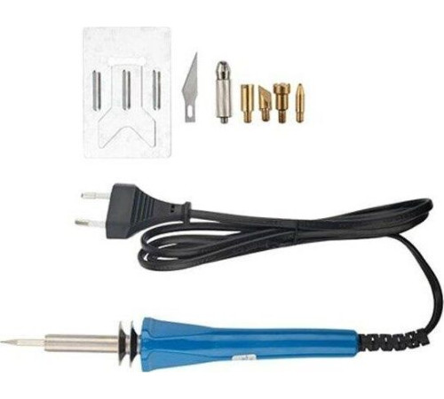 REXANT (12-0183-1) ВЫЖИГАТЕЛЬ, 21 НАСАДКА, ПОДСТАВКА, 230 В/30 ВТ (ZD-972A)