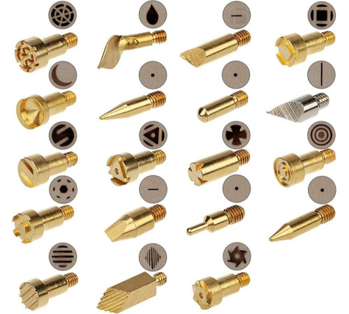 REXANT (12-0183-1) ВЫЖИГАТЕЛЬ, 21 НАСАДКА, ПОДСТАВКА, 230 В/30 ВТ (ZD-972A)