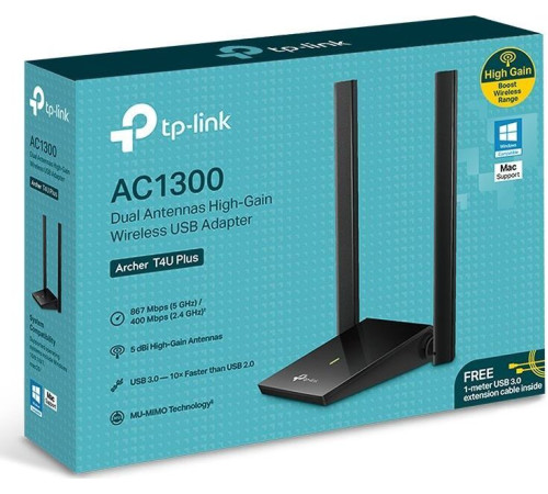 Wi-Fi адаптер TP-Link Archer T4U Plus