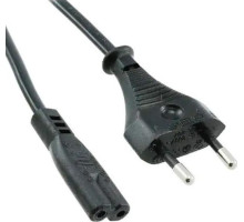 REXANT (11-1101) шнур сетевой вилка-евроразъем С7, 2х0.5 мм2, 1.8м
