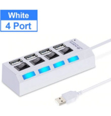 SMARTBUY (SBHA-7204-B) USB 2.0 хаб 4 порта, черный