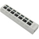 SMARTBUY (SBHA-7307-W) USB 3.0 хаб + выкл., 7 портов, белый