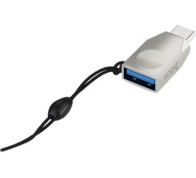 HOCO UA9 USB (m) - Type-C (m) - жемчужный никель