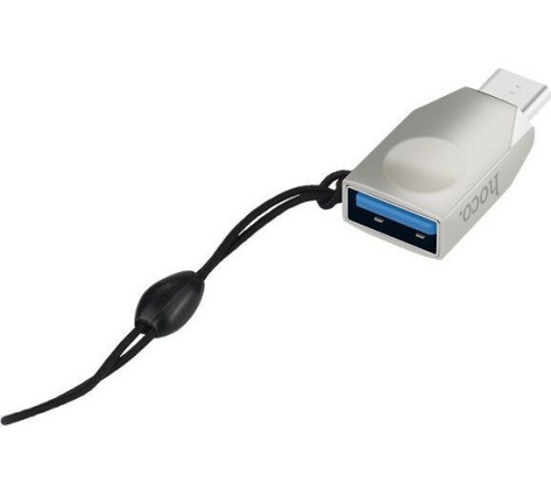 HOCO UA9 USB (m) - Type-C (m) - жемчужный никель