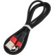 HOCO (6957531080220) X26 USB (m)-microUSB (m) 1.0м - красный/черный