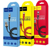 HOCO (6957531080220) X26 USB (m)-microUSB (m) 1.0м - красный/черный