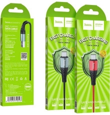 Дата-кабель microUSB HOCO (6931474710543) X38 USB (m)-microUSB (m) 1.0м - черный