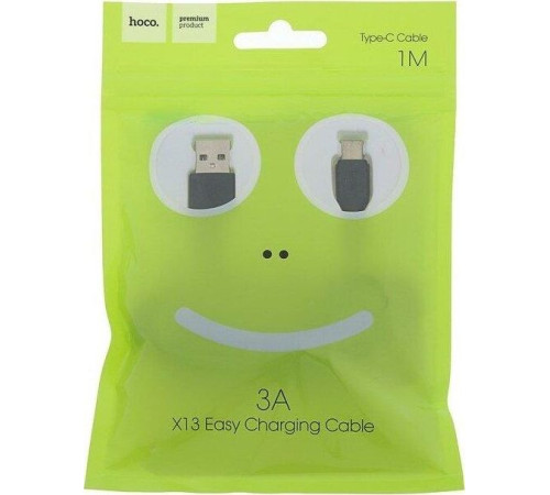 HOCO (6957531061182) X13 USB (m)-Type-C (m) 1.0м - черный