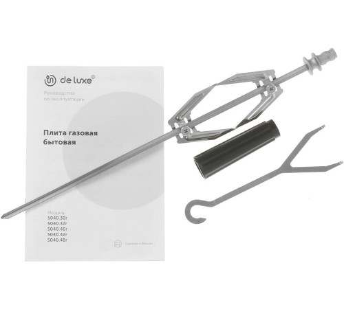 Плита газовая DE LUXE 5040.40г (кр) ЧР-013