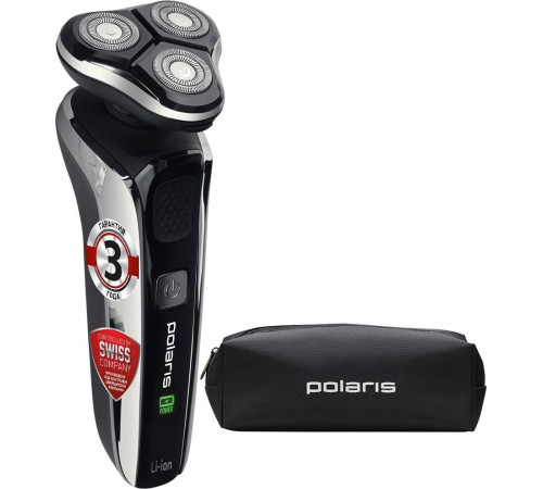 POLARIS PMR 0307RС WET&DRY PRO 5 BLADES+ черный/хром