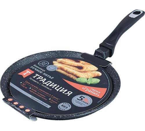 ТРАДИЦИЯ ТГ6221 Гранит 22 см. литой алюм