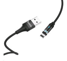 HOCO (6931474716705) U76 USB (m) - 8 Pin (m) 1.2m - черный