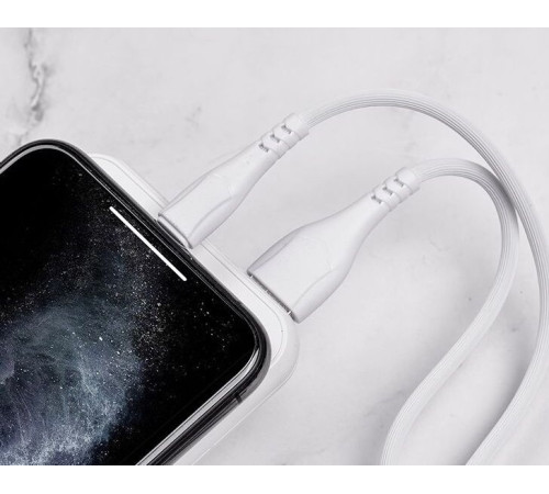 BOROFONE (6931474720863) BX37 USB-Lightning 8 Pin 2.4A 1M - белый