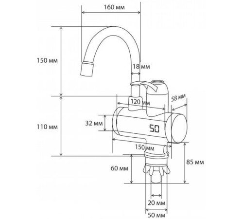 ATLANTA ATH-7426 белый