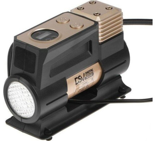 DSV (224000) Smart, усиленный с LED фонарем 45 л/мин 12В с цифр. маном, сумкой , золотой
