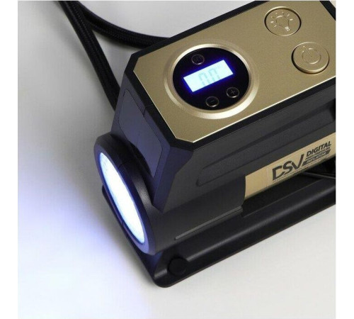 DSV (224000) Smart, усиленный с LED фонарем 45 л/мин 12В с цифр. маном, сумкой , золотой