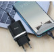HOCO (6931474716293) C12Q 1USB 3.0A QC3.0 TYPE-C 1м черный