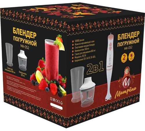 МАТРЁНА МА-052 (007265)белый, розовый