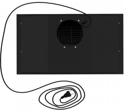 ELIKOR КВ 52П-400-П3Д черный/черный врезной блок